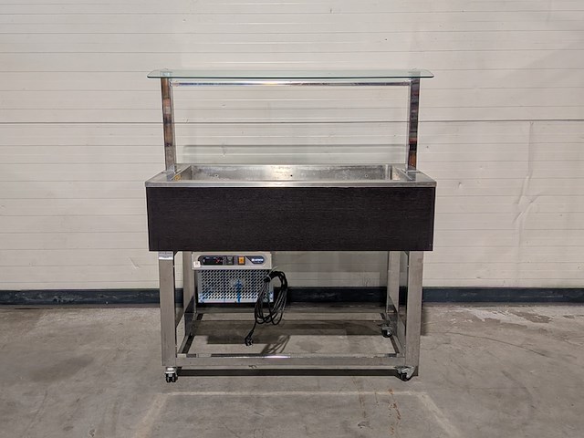Vrijstaand gastrobuffet, afinox, essence 3 vasca ref.stat wenge, 2018 - afbeelding 2 van  8