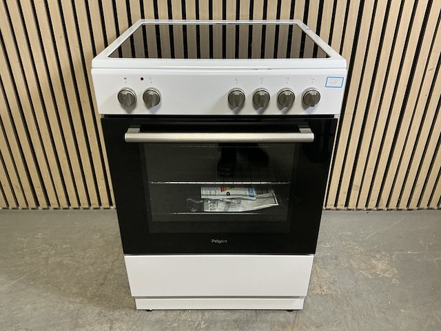 Vrijstaand inductie fornuis, pelgrim, pfi7160wit. - afbeelding 1 van  7