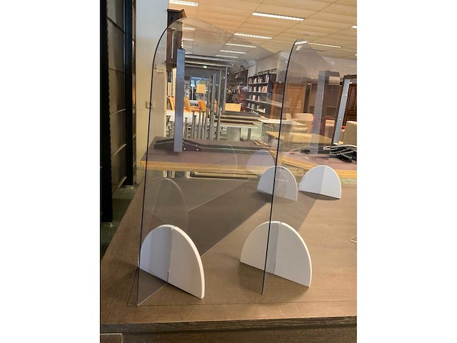 Vrijstaand kuchscherm - 100x60 cm (3x) - afbeelding 5 van  5