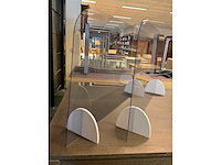 Vrijstaand kuchscherm - 100x60 cm (3x) - afbeelding 5 van  5