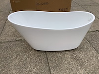 Vrijstaand ligbad 150x72 cm wb, trapeze 21.3685, wit - afbeelding 2 van  5