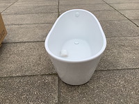 Vrijstaand ligbad 150x72 cm wb, trapeze 21.3685, wit - afbeelding 3 van  5