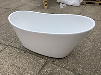 Vrijstaand ligbad 150x72 cm wb, trapeze 21.3685, wit - afbeelding 4 van  5