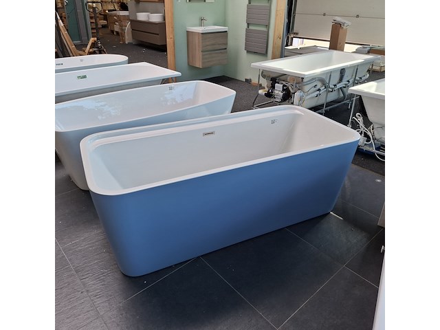 Vrijstaand ligbad allibert, kolora, baltic blauw - afbeelding 4 van  10