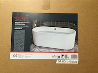 Vrijstaand ligbad anconetti, ancodesign, 828547, wit - afbeelding 3 van  4