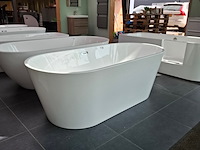 Vrijstaand ligbad blue label, joren, glans wit - afbeelding 3 van  8