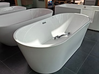 Vrijstaand ligbad blue label, joren, glans wit - afbeelding 4 van  8