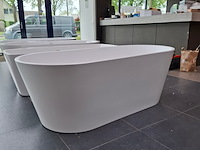 Vrijstaand ligbad blue label, joren, glans wit - afbeelding 1 van  10