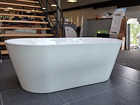 Vrijstaand ligbad blue label, joren, glans wit - afbeelding 4 van  10