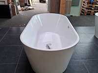 Vrijstaand ligbad blue label, joren, glans wit - afbeelding 8 van  10