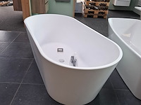 Vrijstaand ligbad blue label, joren, mat wit - afbeelding 4 van  8