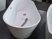 Vrijstaand ligbad blue label, joren, mat wit - afbeelding 5 van  8