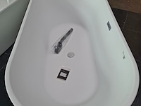 Vrijstaand ligbad blue label, joren, mat wit - afbeelding 6 van  8