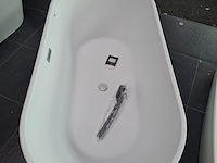 Vrijstaand ligbad blue label, joren, mat wit - afbeelding 7 van  8
