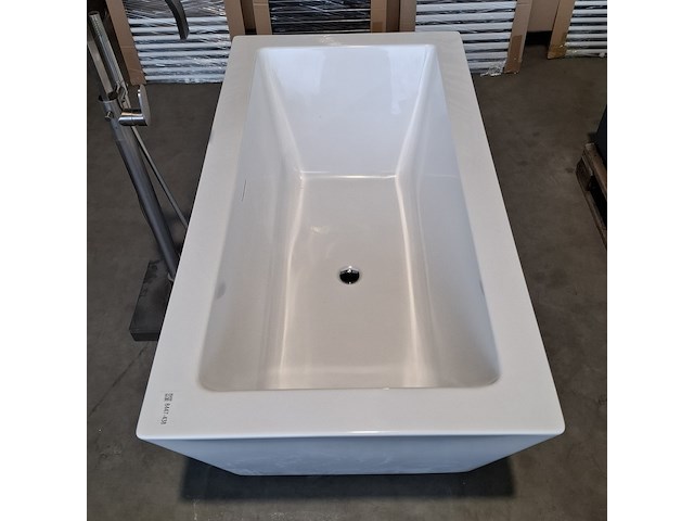 Vrijstaand ligbad, glans wit - ral 9016 - afbeelding 3 van  5