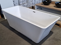 Vrijstaand ligbad, glans wit - afbeelding 1 van  5