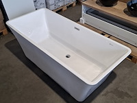 Vrijstaand ligbad, glans wit - afbeelding 2 van  5