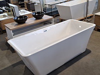 Vrijstaand ligbad, glans wit - afbeelding 3 van  5