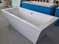 Vrijstaand ligbad glans wit - afbeelding 3 van  6