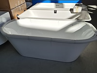 Vrijstaand ligbad korver, wit - afbeelding 2 van  8