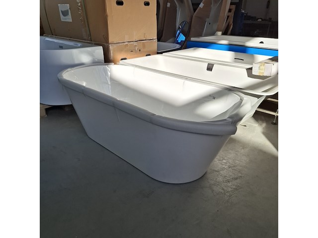 Vrijstaand ligbad korver, wit - afbeelding 3 van  8