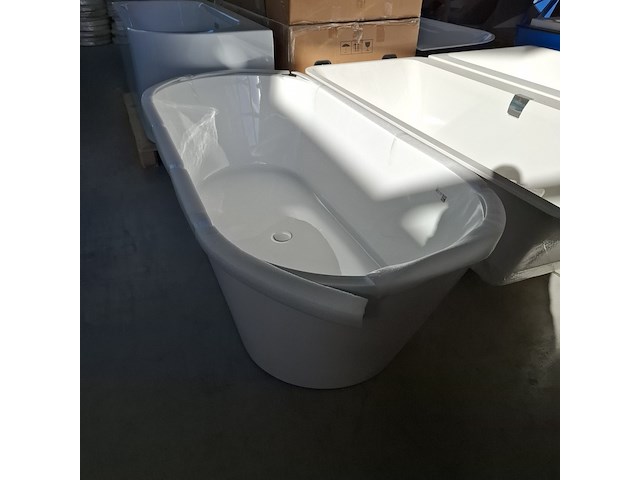 Vrijstaand ligbad korver, wit - afbeelding 4 van  8