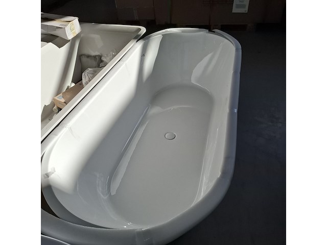 Vrijstaand ligbad korver, wit - afbeelding 6 van  8