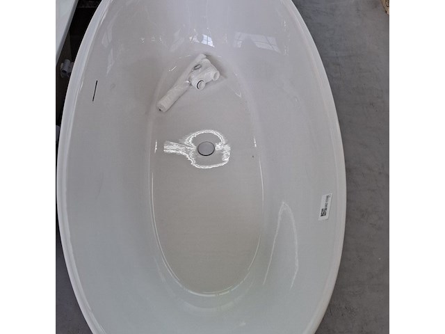 Vrijstaand ligbad riho, wit - afbeelding 5 van  7