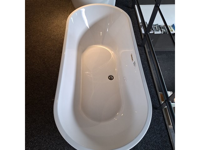 Vrijstaand ligbad, sanisupply, sanisupply, glans wit - afbeelding 5 van  6