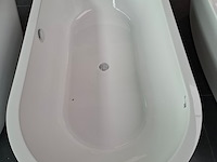 Vrijstaand ligbad xenz, rens, glans wit - afbeelding 6 van  7