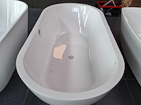 Vrijstaand ligbad xenz, rens, glans wit - afbeelding 7 van  7