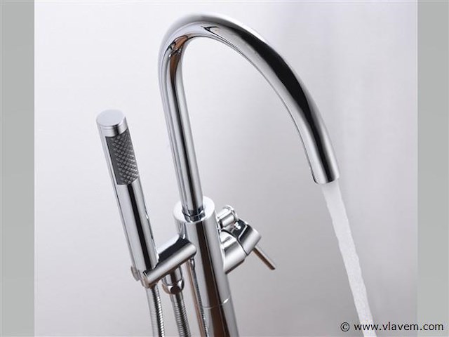 Vrijstaande badkraan - chrome - afbeelding 5 van  7