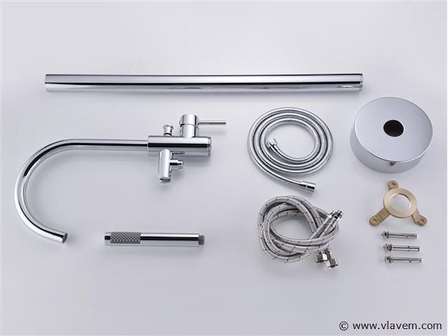 Vrijstaande badkraan - chrome - afbeelding 6 van  7