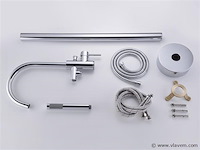 Vrijstaande badkraan - chrome - afbeelding 6 van  7