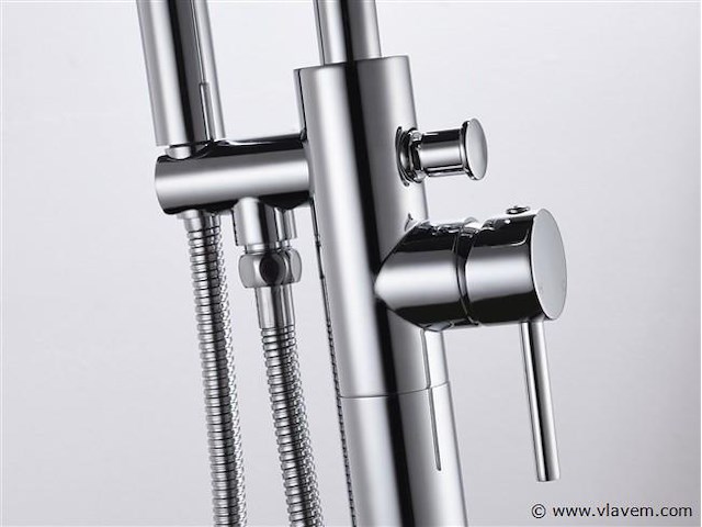 Vrijstaande badkraan - chrome - afbeelding 7 van  7