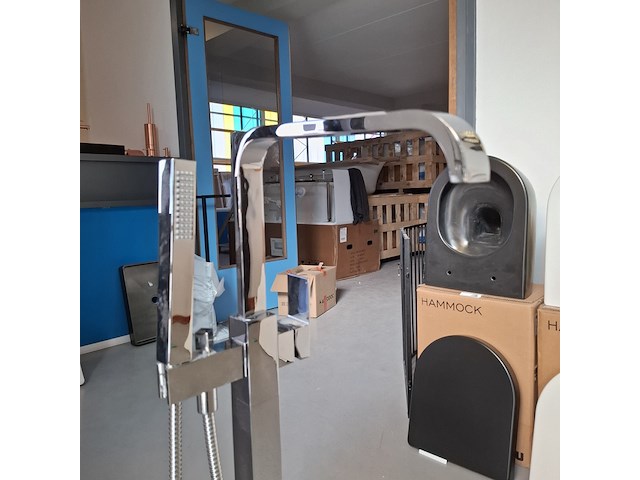 Vrijstaande badkraan clou, x0, chroom - afbeelding 3 van  8