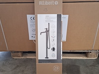 Vrijstaande badmengkraan, allibert, avery, gun metal - afbeelding 3 van  4