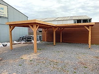 Vrijstaande hoekoverkapping 700x600x257cm - afbeelding 3 van  12