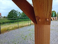 Vrijstaande hoekoverkapping met berging 1000x800x257cm - afbeelding 5 van  14