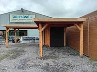 Vrijstaande hoekoverkapping met berging 1000x800x257cm - afbeelding 11 van  14