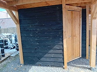 Vrijstaande hoekoverkapping met berging 600x600x257cm - afbeelding 13 van  13