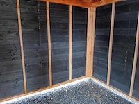 Vrijstaande hoekoverkapping met berging 600x600x257cm - afbeelding 13 van  14