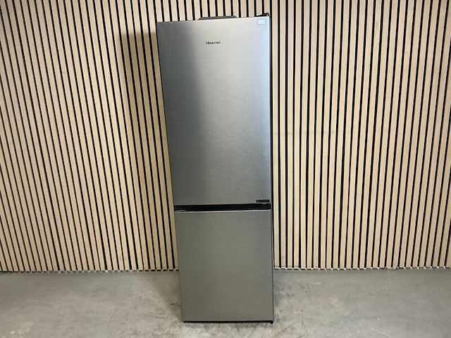 Vrijstaande koel-vriescombinatie, hisense, rb3n300neca, rvs - afbeelding 1 van  7