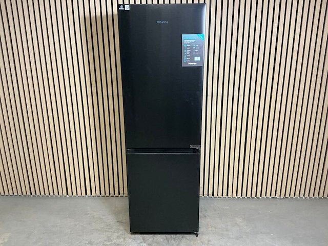 Vrijstaande koel-vriescombinatie, hisense, rb5k330gsfc, zwart - afbeelding 1 van  8