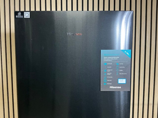 Vrijstaande koel-vriescombinatie, hisense, rb5k330gsfc, zwart - afbeelding 4 van  8