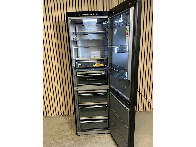 Vrijstaande koel-vriescombinatie, hisense, rb5k330gsfc, zwart - afbeelding 5 van  8