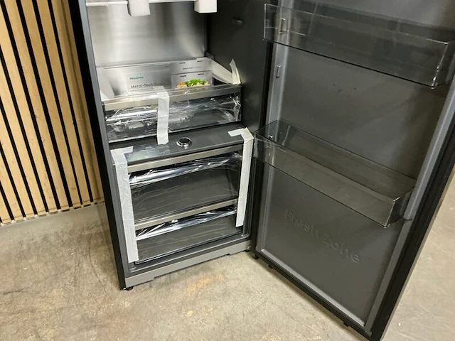 Vrijstaande koelkast hisense, rl5k370gfsc, zwart - afbeelding 3 van  12