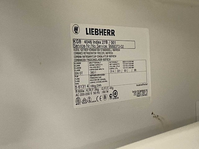 Vrijstaande koelvries combi (2x) - afbeelding 2 van  3