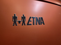 Vrijstaande retro koelkast met vriesvak, etna, kvv745kop, - afbeelding 4 van  10