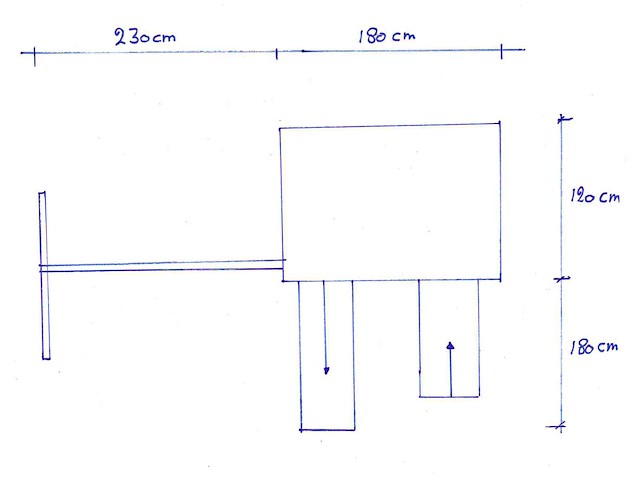 Vrijstaande speeltoren met schommel en glijbaan 410x300x200 cm - afbeelding 10 van  10